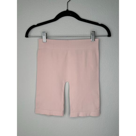 FREE PEOPLE INTIMATELY High Waisted Seamless Rib Bike Shorts Made in USA XS/S - Picture 6 of 7